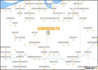 map of Diamakouta