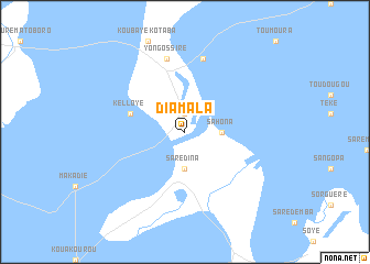 map of Diamala