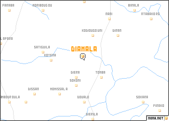 map of Diamala