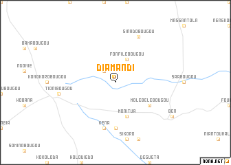 map of Diamandi