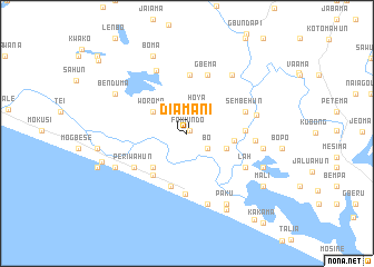 map of Diamani