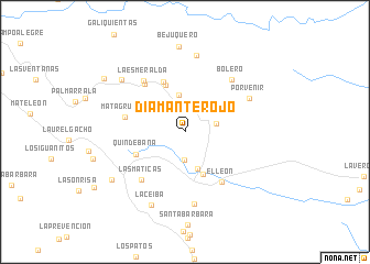 map of Diamante Rojo