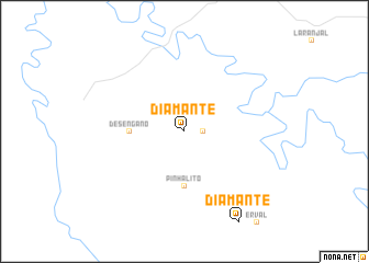 map of Diamante