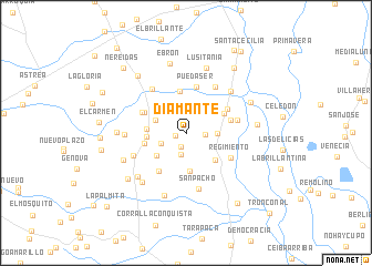 map of Diamante