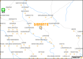 map of Diamante