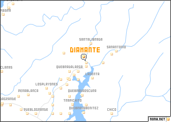 map of Diamante