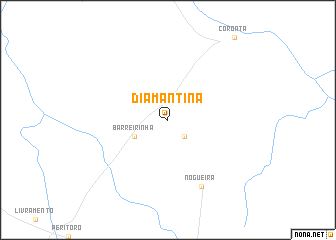 map of Diamantina