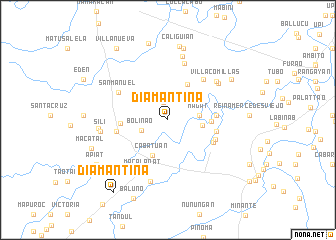 map of Diamantina