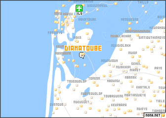 map of Diama Toubé