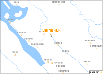 map of Diambala