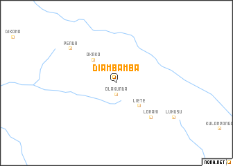 map of Diambamba