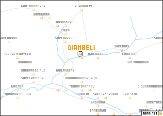 map of Diambéli