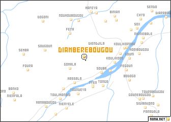 map of Diambèrèbougou