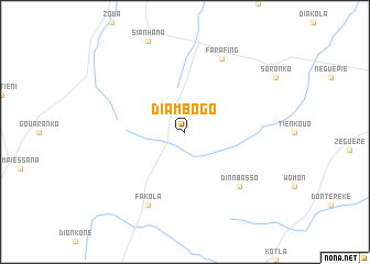 map of Diambogo