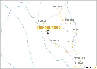 map of Diamboufana