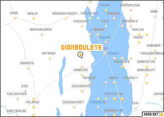 map of Diambouleye