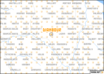 map of Diambour