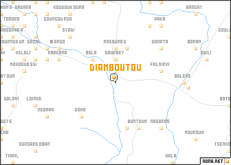 map of Diamboutou