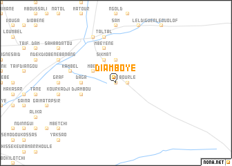 map of Diamboye