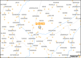 map of Diamei