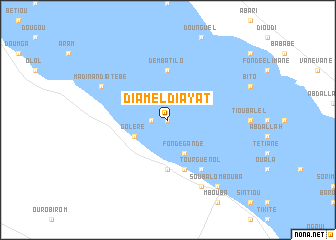 map of Diamel Diayat