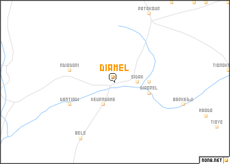 map of Diamel