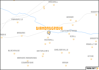 map of Diamond Grove