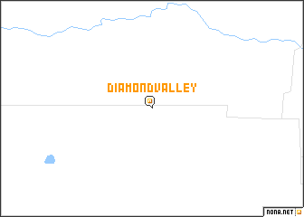 map of Diamond Valley