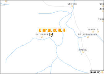 map of Diamourdala