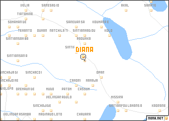 map of Diana