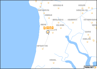 map of Diana