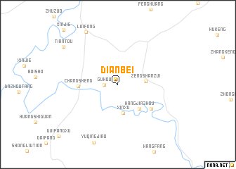 map of Dianbei