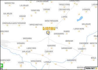 map of Dianbu