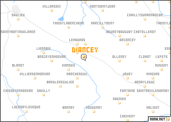 map of Diancey