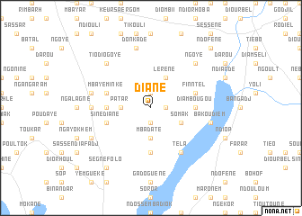 map of Diané