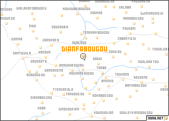 map of Dianfabougou