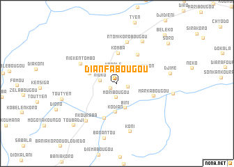 map of Dianfabougou