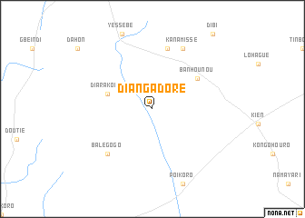 map of Diangadoré