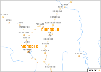 map of Diangala