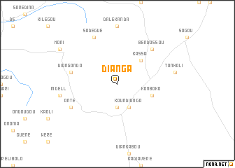 map of Dianga