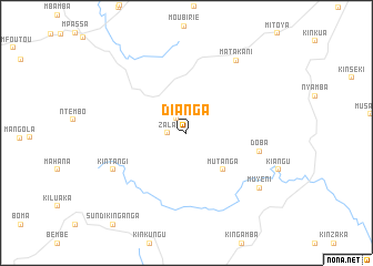 map of Dianga