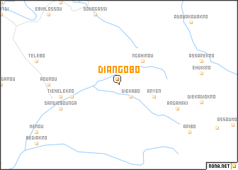 map of Diangobo