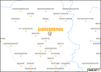 map of Diangomenou