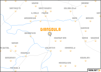 map of Diangoula