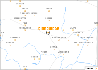 map of Dianguirdé