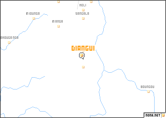 map of Diangui