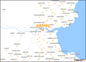 map of Dianhou