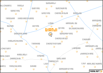 map of Dianji