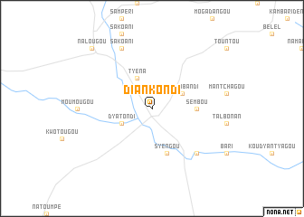 map of Diankondi