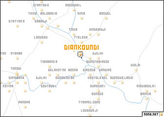 map of Diankoundi